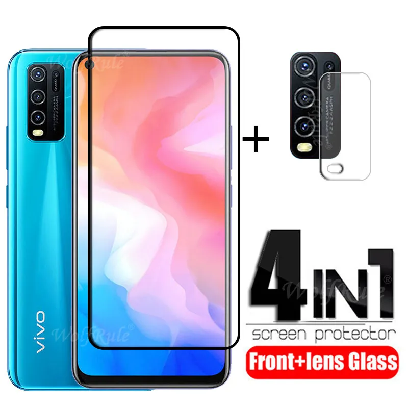 4-in-1 For Vivo Y30 Glass For Vivo Y30 Tempered Glass Full Glue Cover HD Phone Film Screen Protector For Vivo Y50 Y30 Lens Glass
4-in-1 For Vivo Y30 Glass For Vivo Y30 Tempered Glass Full Glue Cover HD Phone Film Screen Protector For Vivo Y50 Y30 Lens Glass