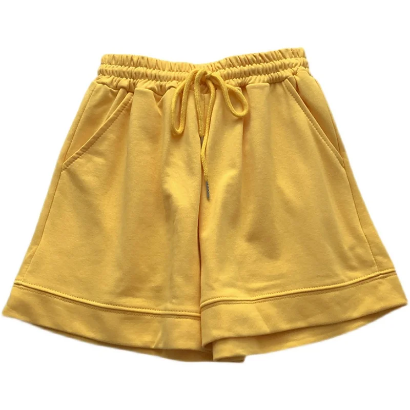 Kimutomo Korean Ins Casual Shorts Ladies Solid All-matching Elastic High Waist Lace Up Women Clothing 2021 Summer Simple Fashion 
Kimutomo Korean Ins Casual Shorts Ladies Solid All-matching Elastic High Waist Lace Up Women Clothing 2021 Summer Simple Fashion
