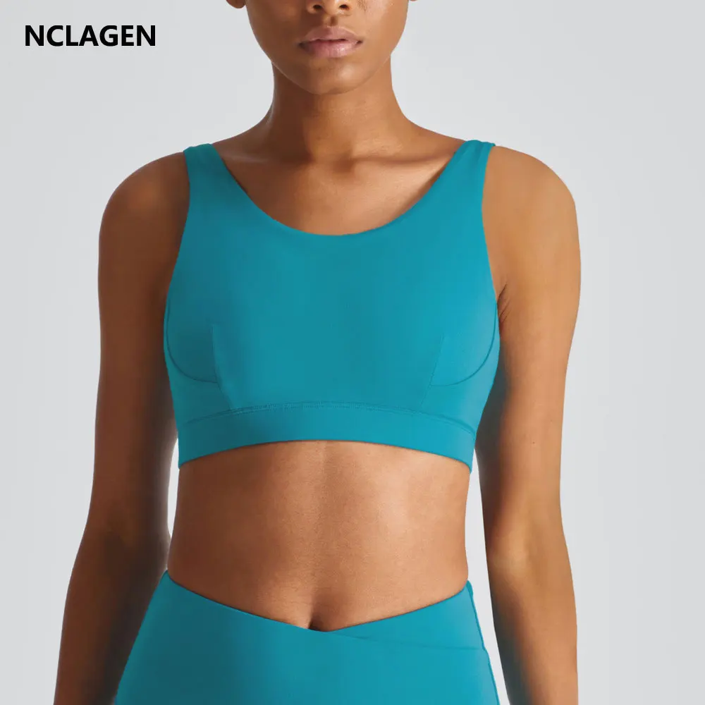 NCLAGEN sport bra high support running underwear women push up elastic Workout Gym Fitness crop top training solid Yoga blouse
NCLAGEN sport bra high support running underwear women push up elastic Workout Gym Fitness crop top training solid Yoga blouse