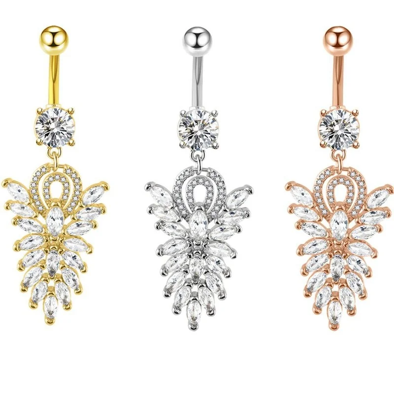 Woman Belly Button Ring Sexy Stainless Steel Zircon Female Fashion Jewelry Accessories Goth Punk Trend Women Navel Piercing
Woman Belly Button Ring Sexy Stainless Steel Zircon Female Fashion Jewelry Accessories Goth Punk Trend Women Navel Piercing