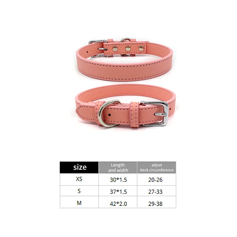 Adjustable PU Material Small Dogs Collars Leather Zinc Alloy Solid Color Puppy Collar Comfortable Durable Pets Supply Accessors
Adjustable PU Material Small Dogs Collars Leather Zinc Alloy Solid Color Puppy Collar Comfortable Durable Pets Supply Accessors