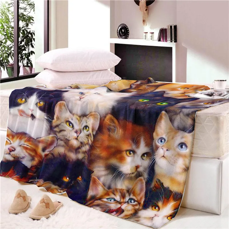 Cute Cat Flannel Fleece Bed Blanket Throw Blanket Lightweight Cozy Plush Blanket For Bedroom Living Rooms Sofa Couch
Cute Cat Flannel Fleece Bed Blanket Throw Blanket Lightweight Cozy Plush Blanket For Bedroom Living Rooms Sofa Couch