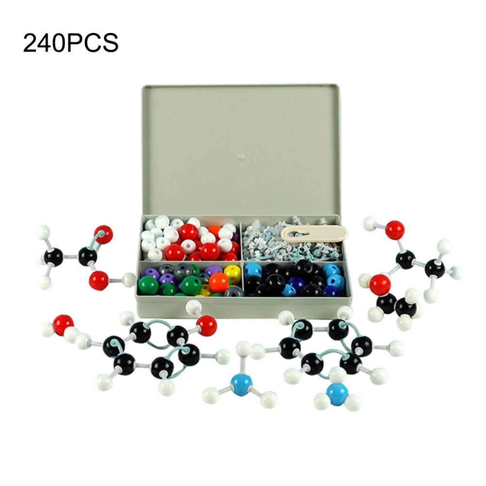 240pcs/Set Chemistry Atom Molecular Models Kit Set General Scientific Children Educational Model Children's Educational Toys
240pcs/Set Chemistry Atom Molecular Models Kit Set General Scientific Children Educational Model Children's Educational Toys