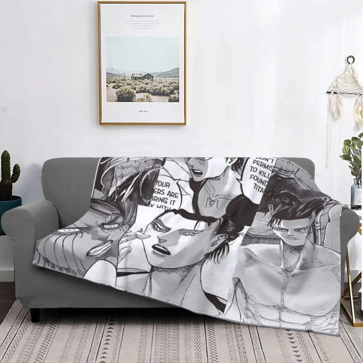 Eren Yeager-Manta a cuadros de ataque a los Titanes, para cama colcha, Picnic, pickick
Eren Yeager-Manta a cuadros de ataque a los Titanes, para cama colcha, Picnic, pickick