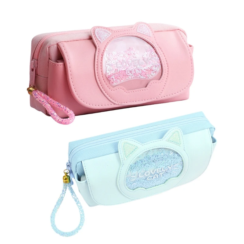 Пенал с котенком премиум-класса, сумочка для косметики с ручкой, многофункциональная дорожная сумка для хранения для студентов, детей и жен...
Пенал с котенком премиум-класса, сумочка для косметики с ручкой, многофункциональная дорожная сумка для хранения для студентов, детей и жен...