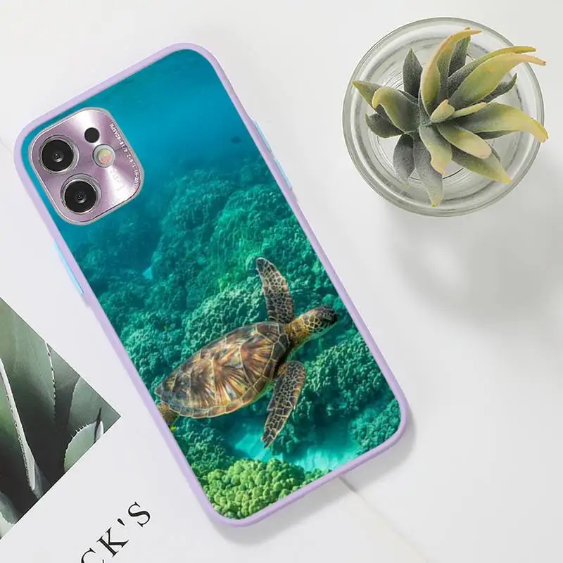 Sea turtle Phone Case For iPhone 12 11 Mini Pro XR XS Max 7 8 Plus X Matte transparent Purple Back Cover
Sea turtle Phone Case For iPhone 12 11 Mini Pro XR XS Max 7 8 Plus X Matte transparent Purple Back Cover