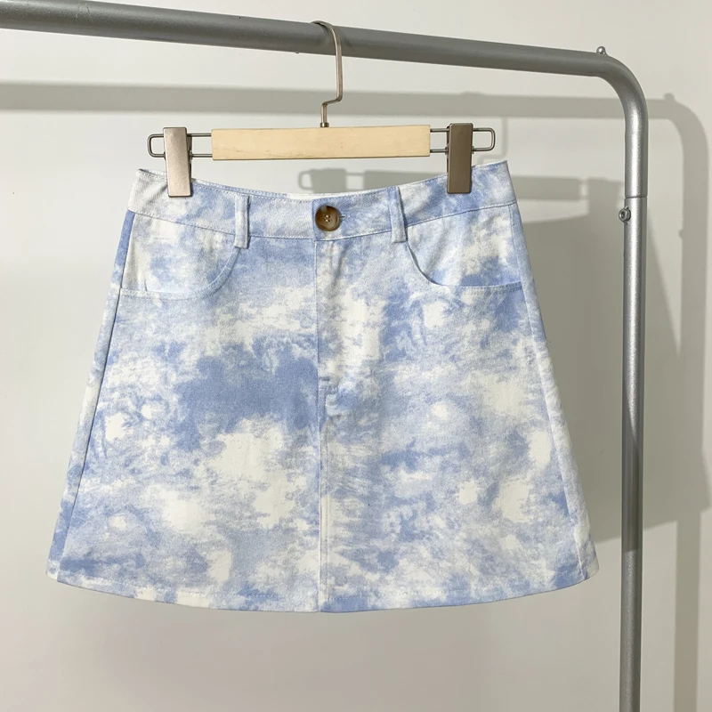 JMPRS Tie-dye Fashion Women Mini Skirt Korean Summer A Line High Waist Designed Cow Black Temperament Girls Faldas New 2021
JMPRS Tie-dye Fashion Women Mini Skirt Korean Summer A Line High Waist Designed Cow Black Temperament Girls Faldas New 2021