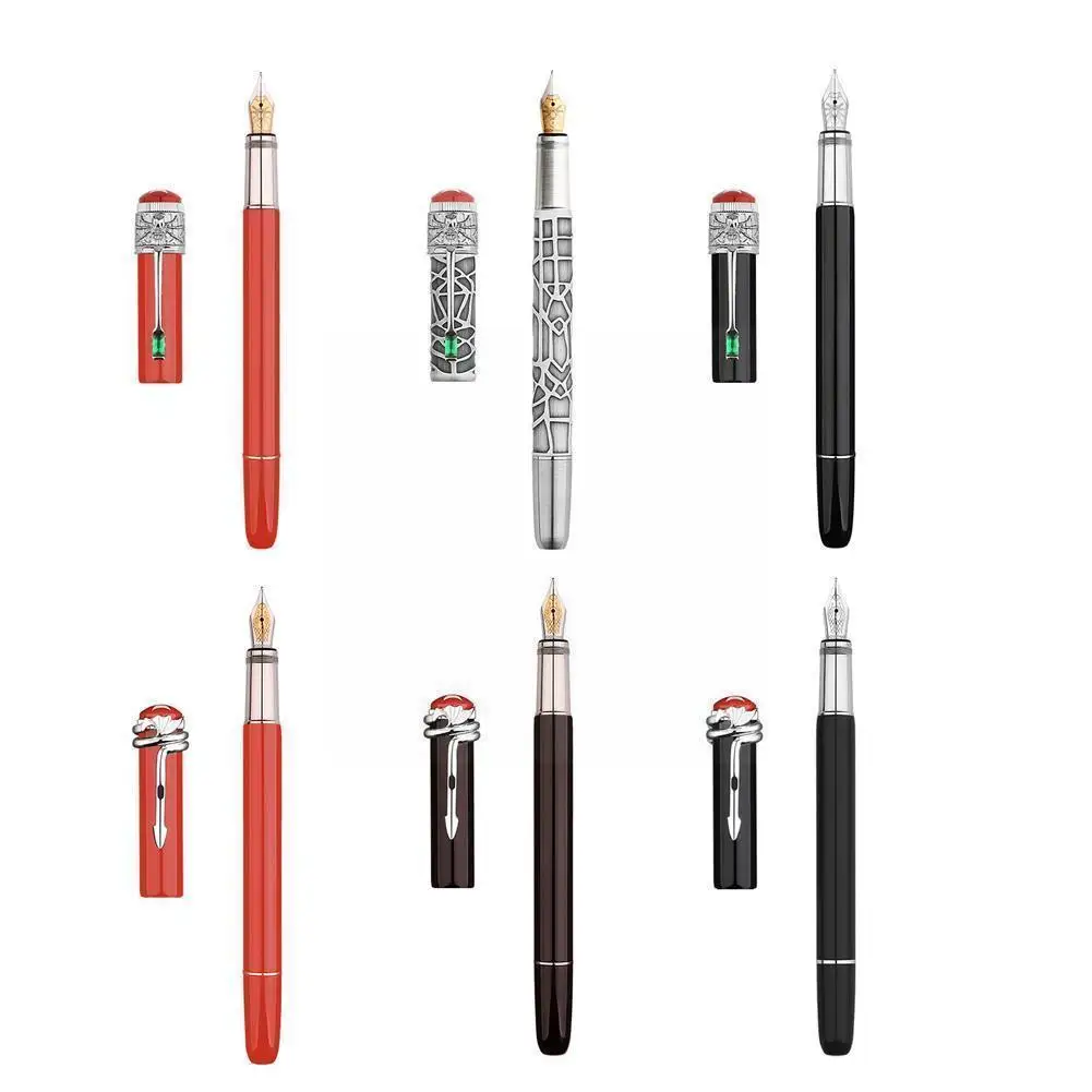 F9s Metal Fountain Pen Snake / Spider Piston Ink Pen 0.5mm Nib Thin Business Office F Writing Supplies Pen High Gift Qualit K8d8
F9s Metal Fountain Pen Snake / Spider Piston Ink Pen 0.5mm Nib Thin Business Office F Writing Supplies Pen High Gift Qualit K8d8