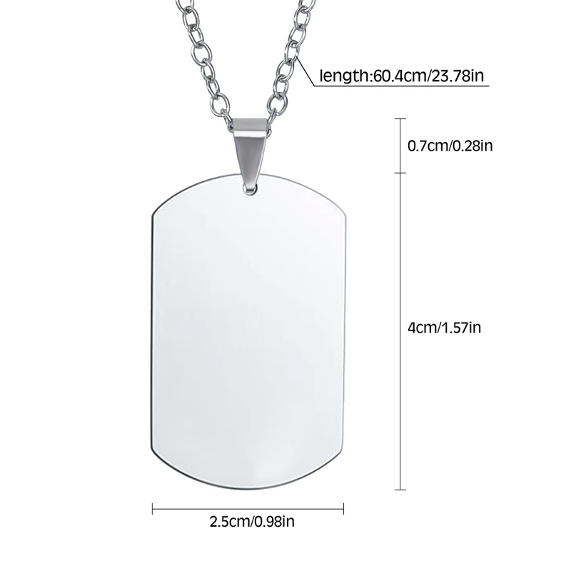 Customized Engraving Pendant Necklace For Women Men Stainless Steel Necklace Couple Friendship Necklace Jewelry For Anniversary
Customized Engraving Pendant Necklace For Women Men Stainless Steel Necklace Couple Friendship Necklace Jewelry For Anniversary