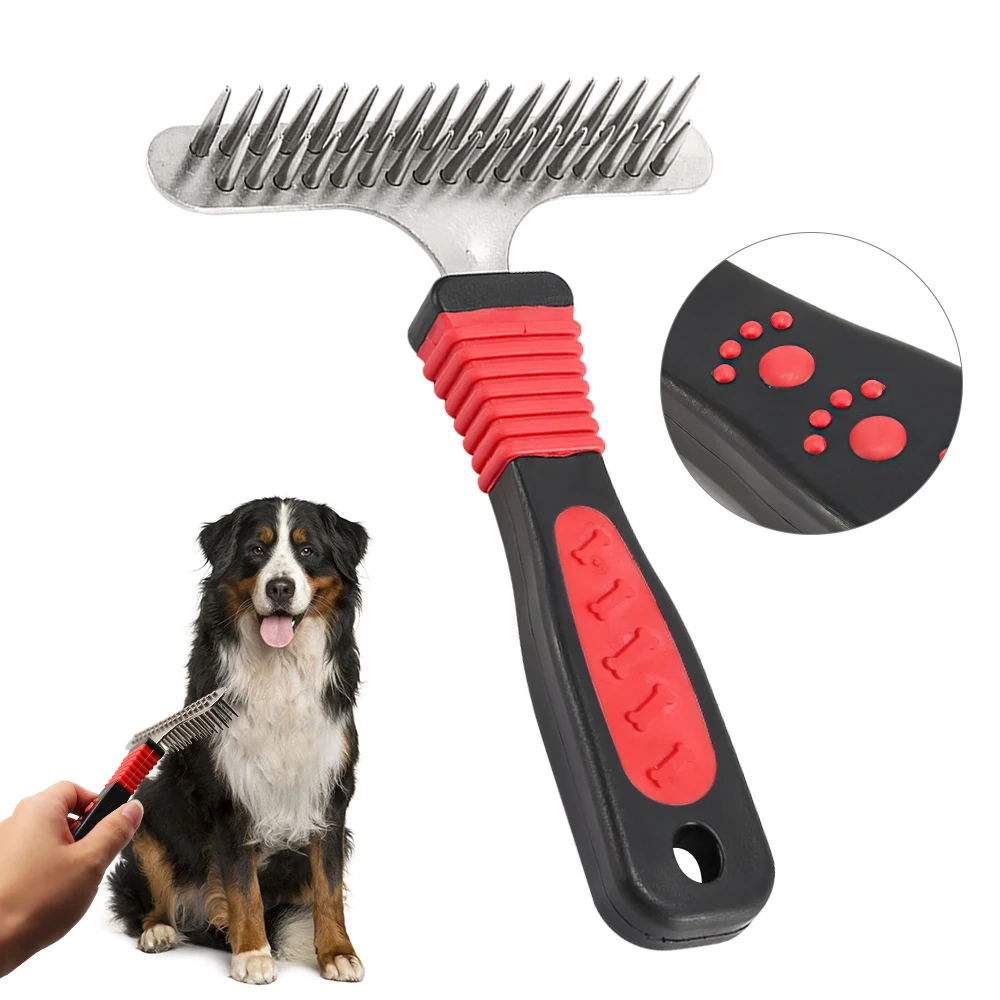 Pet Grooming Comb Cat Dog Supplies Hair Removal Comb Brush Needle Pet Hair Brush Fur Dematting Deshedding Brush Grooming Tool
Pet Grooming Comb Cat Dog Supplies Hair Removal Comb Brush Needle Pet Hair Brush Fur Dematting Deshedding Brush Grooming Tool