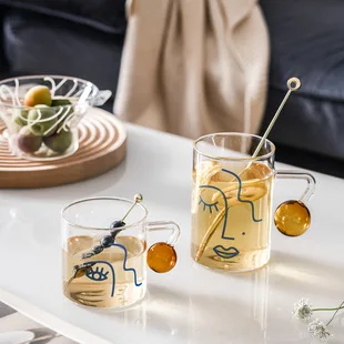 INS Style Summer Lovely Creative Glass Cup Web Celebrity Drink Cup Face Cup Spherical Handle
INS Style Summer Lovely Creative Glass Cup Web Celebrity Drink Cup Face Cup Spherical Handle