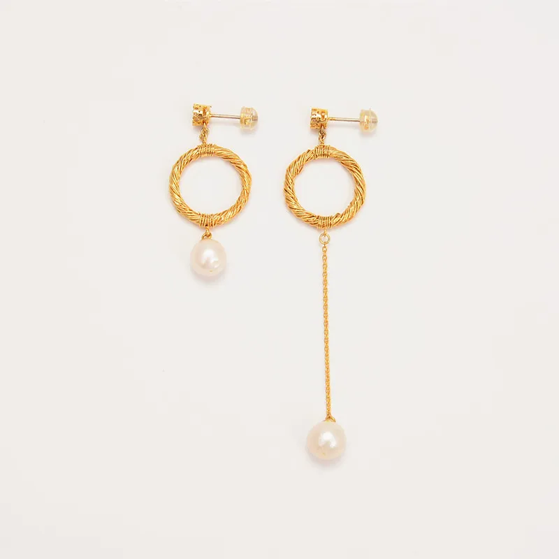 Sl Oksana Handmade 14k Gold Plate Brass Natural Irregular Baroque Pearl Drop Earrings Stud Popular Fashion Jewelry Women Gift
Sl Oksana Handmade 14k Gold Plate Brass Natural Irregular Baroque Pearl Drop Earrings Stud Popular Fashion Jewelry Women Gift