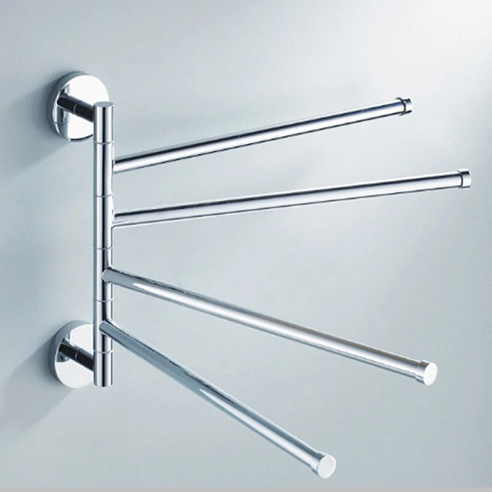 1 Pc Towel Rack Stainless Steel Towel Holder Bathroom Accessories Swivel Towel Rack Bath Towel Holder for Bathroom (Silver)
1 Pc Towel Rack Stainless Steel Towel Holder Bathroom Accessories Swivel Towel Rack Bath Towel Holder for Bathroom (Silver)