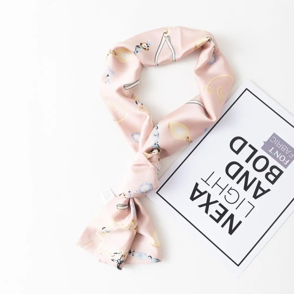 Foulard Neck Heart Scarf Women Fashion Letter Print Kerchief Reversible 4 Seasons Wraps Long Bag Scarf Ribbons
Foulard Neck Heart Scarf Women Fashion Letter Print Kerchief Reversible 4 Seasons Wraps Long Bag Scarf Ribbons