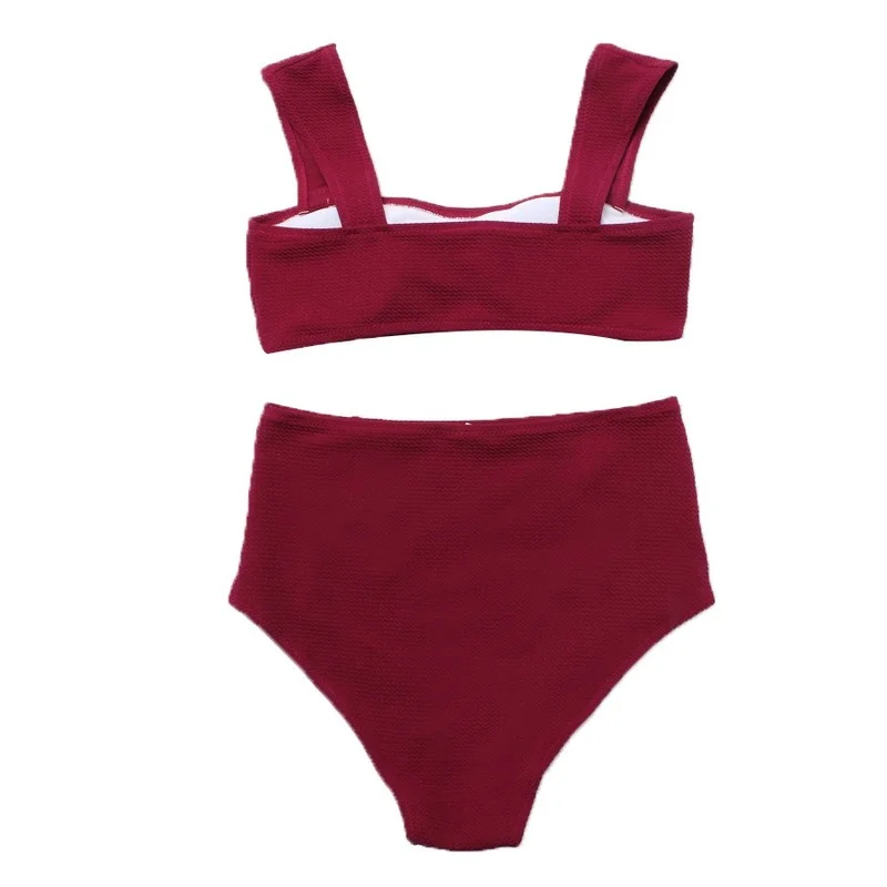 2021 New European and American Pure Color Split Body Bikini Sexy Slim Spring Beach Vacation Split Body Swimsuit Female
2021 New European and American Pure Color Split Body Bikini Sexy Slim Spring Beach Vacation Split Body Swimsuit Female