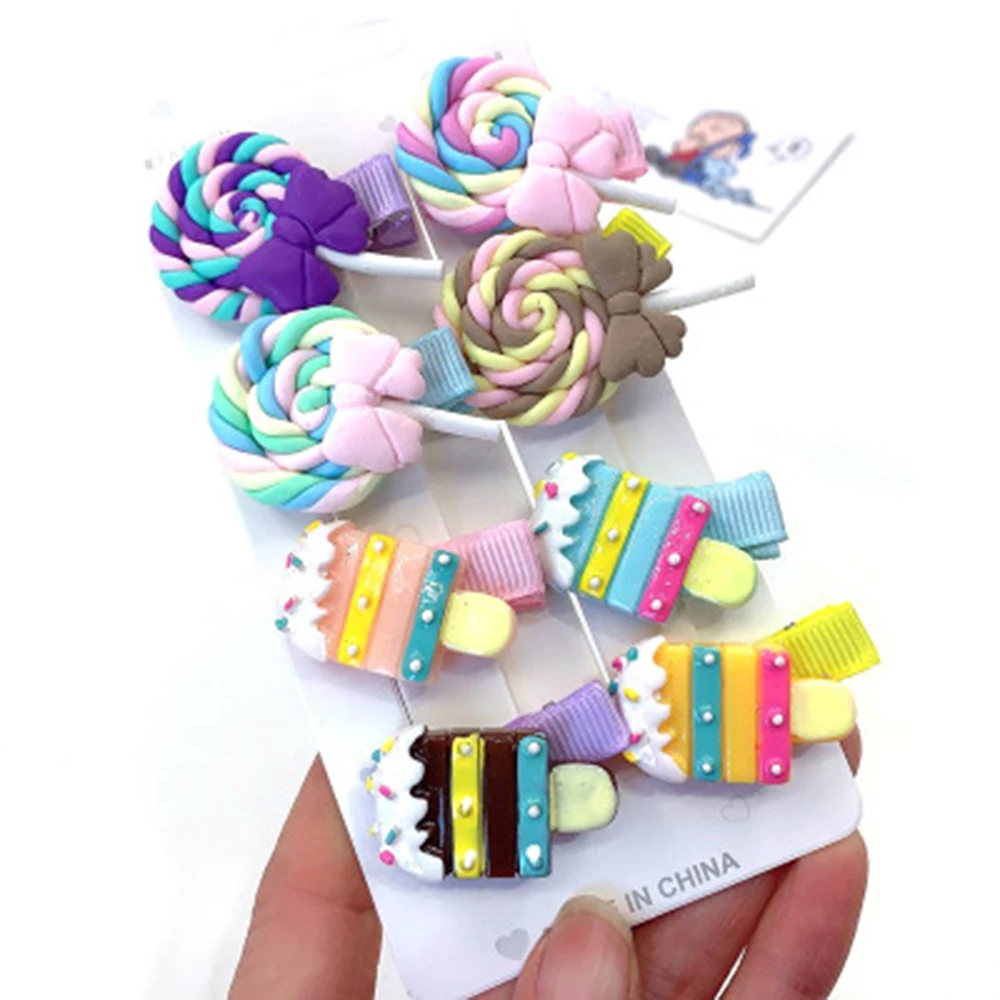 1pcs Cute Colored Lollipop Popsicles Children Hairpin Hair Clips Accessories For Girls Kids Hair Ornament Barrettes Headdress
1pcs Cute Colored Lollipop Popsicles Children Hairpin Hair Clips Accessories For Girls Kids Hair Ornament Barrettes Headdress