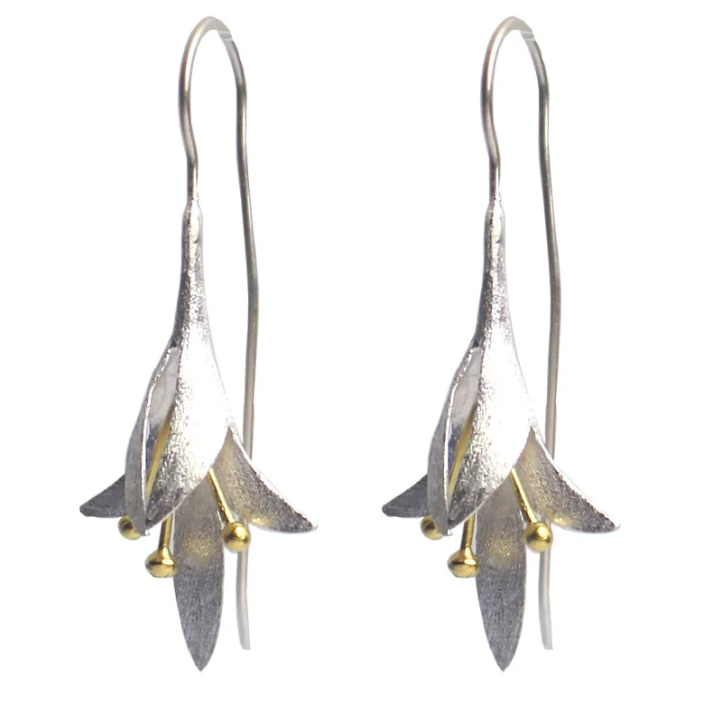 HANGZHI 2020 New Fashion 3D Flower Long Ear Hook Forget Melancholy Ear Thread Golden Stamen Earring for Women Girls Jewelry Gift
HANGZHI 2020 New Fashion 3D Flower Long Ear Hook Forget Melancholy Ear Thread Golden Stamen Earring for Women Girls Jewelry Gift