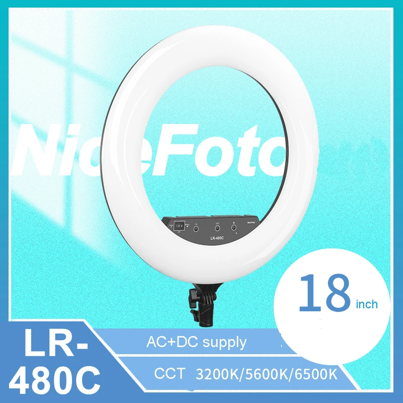 Nicefoto LR-480C Bi Цвет светодиодный кольцевой светильник для колец, сувенир, брелок, фотографического светильник ing 192 светодиодный S регулируемый ...
Nicefoto LR-480C Bi Цвет светодиодный кольцевой светильник для колец, сувенир, брелок, фотографического светильник ing 192 светодиодный S регулируемый ...