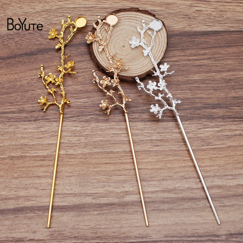 BoYuTe (5 Pieces/Lot) 60*26MM Metal Alloy Flower Branch Hair Stick Vintage Hair Accessories Diy Hand Made Jewelry Materials
BoYuTe (5 Pieces/Lot) 60*26MM Metal Alloy Flower Branch Hair Stick Vintage Hair Accessories Diy Hand Made Jewelry Materials