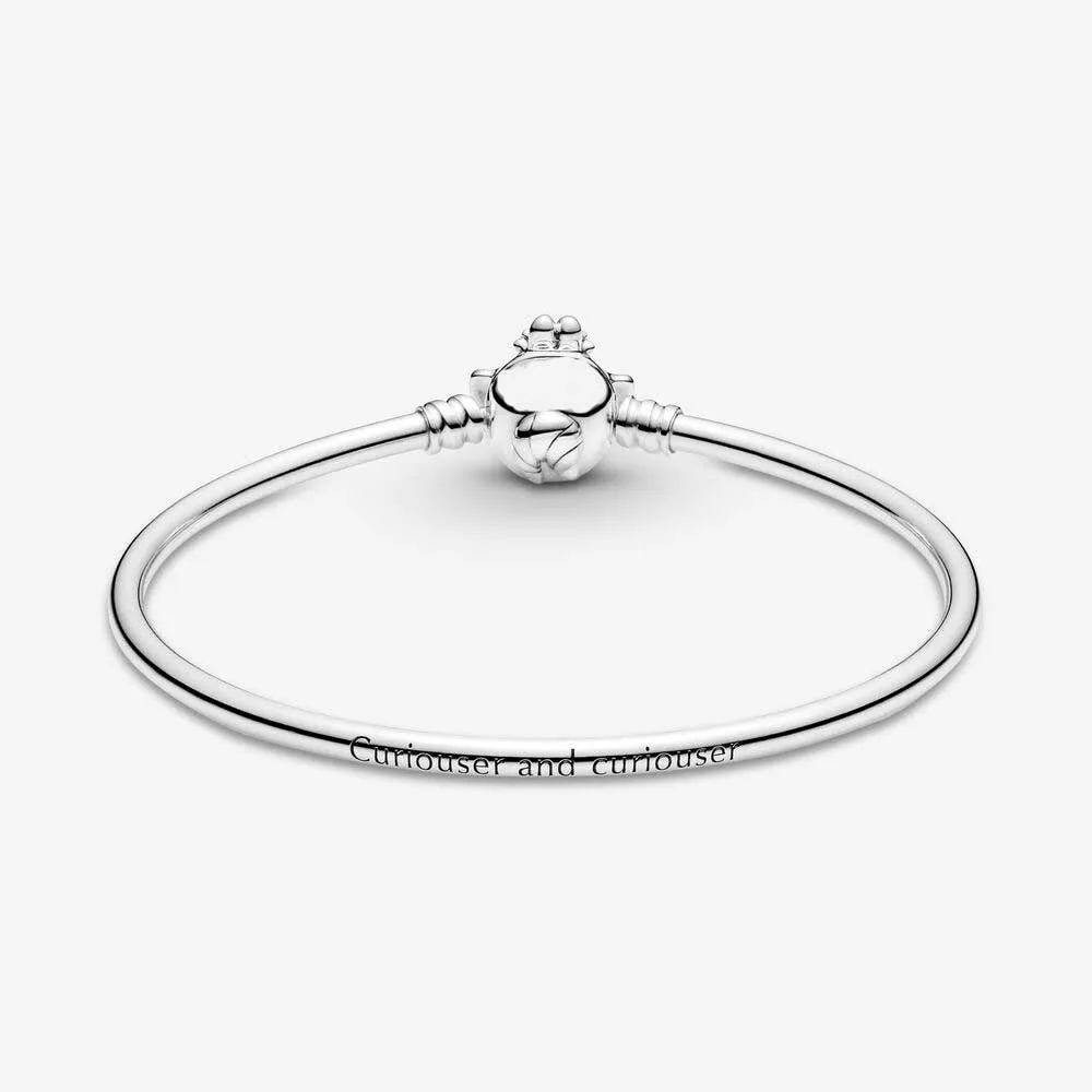 Alice in Wonderland Cheshire Cat Clasp Bracelet 100% 925 Sterling Silver Moments Bangle Bracelet Fit European Charms Diy Jewelry
Alice in Wonderland Cheshire Cat Clasp Bracelet 100% 925 Sterling Silver Moments Bangle Bracelet Fit European Charms Diy Jewelry