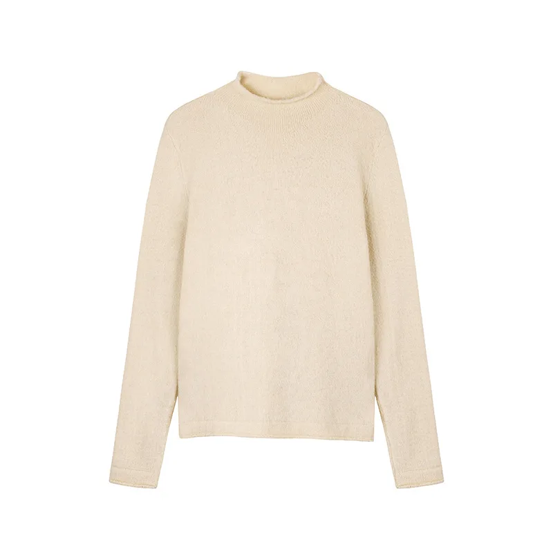Solid Half Turtleneck Knitted Pullovers Sweaters Women 2021 Autumn Winter Primer Shirt Long Sleeve Slim-fit tight Jumper Tops
Solid Half Turtleneck Knitted Pullovers Sweaters Women 2021 Autumn Winter Primer Shirt Long Sleeve Slim-fit tight Jumper Tops