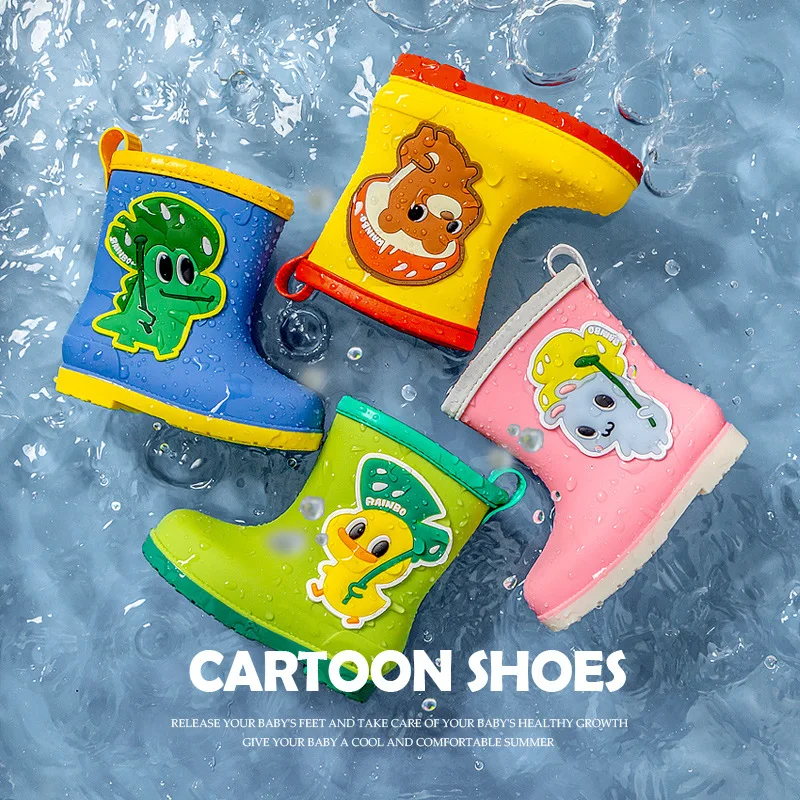 Rain Boots Kids for Boys Girls Rain Boots Waterproof Baby Non-slip Rubber Water Shoes Children Rainboots Four Seasons
Rain Boots Kids for Boys Girls Rain Boots Waterproof Baby Non-slip Rubber Water Shoes Children Rainboots Four Seasons