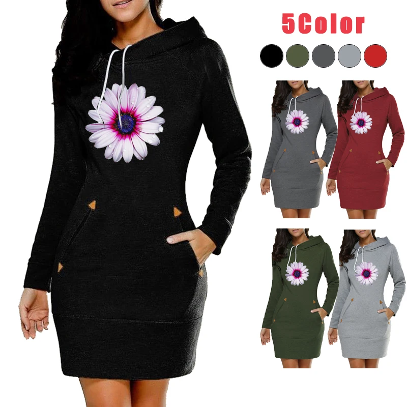 Autumn Long Dress Full Sleeve Hoodie Dress Women Polyester Long Dresses Pocket Zipper Green Solid Casual Polyester Loose Dresses
Autumn Long Dress Full Sleeve Hoodie Dress Women Polyester Long Dresses Pocket Zipper Green Solid Casual Polyester Loose Dresses