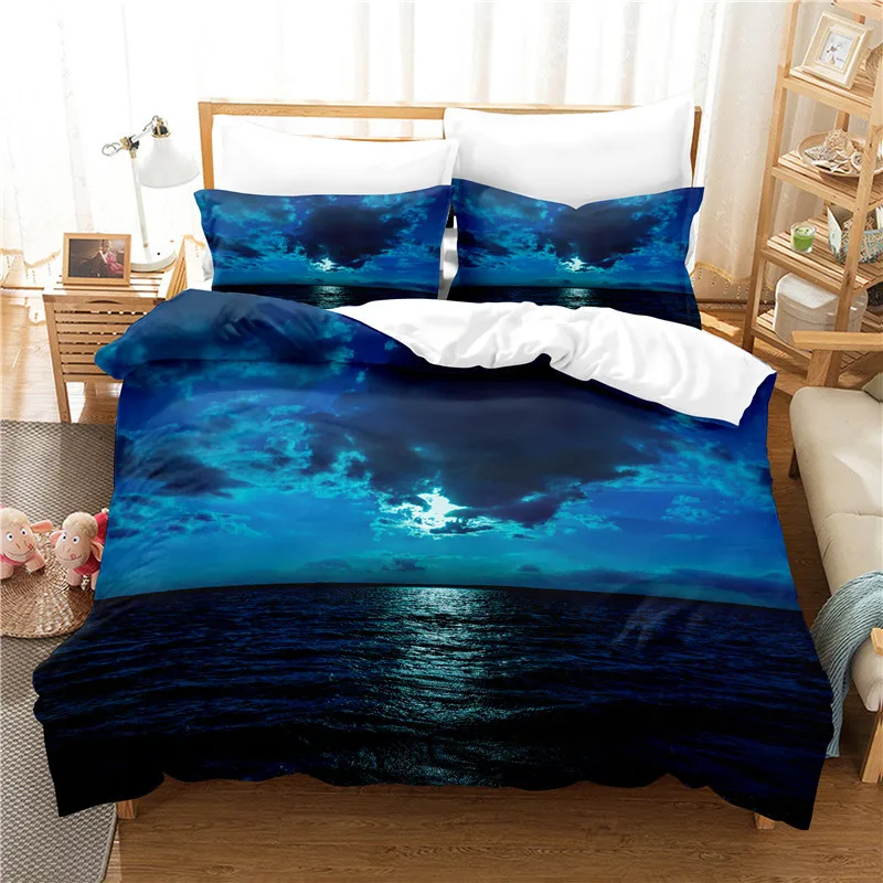 Night Seascape Bedding Set Duvet Cover Set 3d Bedding Digital Printing Bed Linen Queen Size Bedding Set Fashion Design
Night Seascape Bedding Set Duvet Cover Set 3d Bedding Digital Printing Bed Linen Queen Size Bedding Set Fashion Design