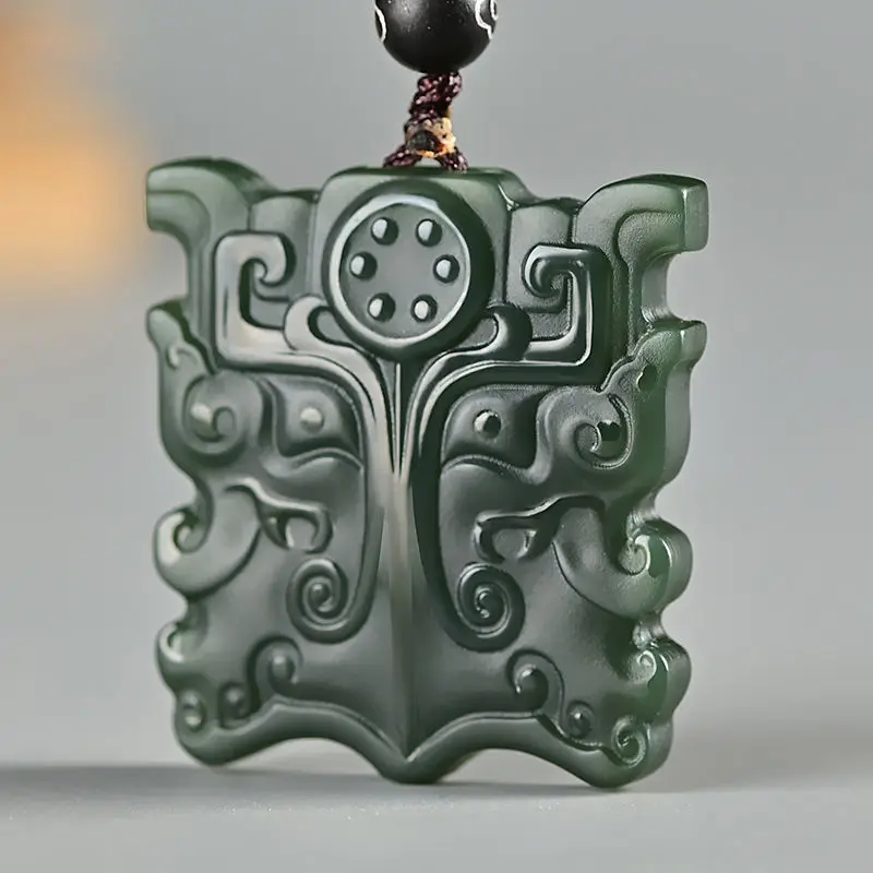 Natural Jade Pendant Hand Carved Jadeite Necklace Men Pendants Charm Jewelry Necklace Fashion Accessories
Natural Jade Pendant Hand Carved Jadeite Necklace Men Pendants Charm Jewelry Necklace Fashion Accessories