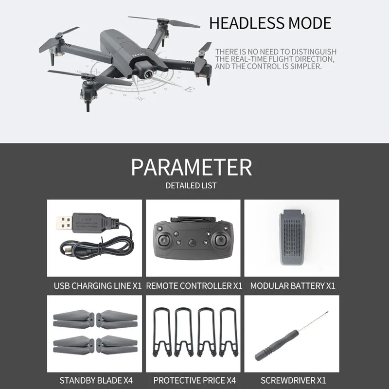 4K Professional WIFI FPV RC Drone Quadcopter Smart Follow Me RC Quadcopter With 2 pcs drone battery Optical Flow toy VS B4W X12
4K Professional WIFI FPV RC Drone Quadcopter Smart Follow Me RC Quadcopter With 2 pcs drone battery Optical Flow toy VS B4W X12