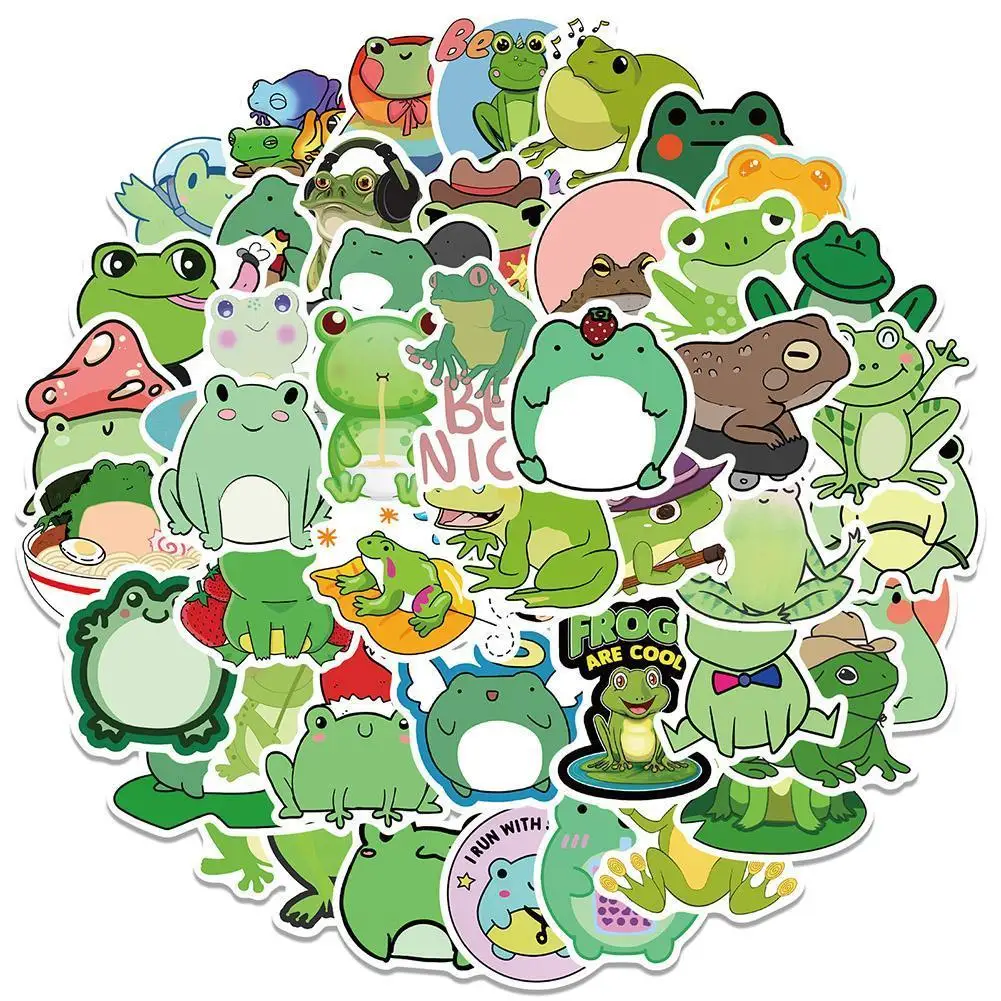 50/100PCS Cartoon Frog Graffiti Stickers For Skateboard Helmet Gift Box Bicycle Computer Notebook Car Anime Cute Frog Toys
50/100PCS Cartoon Frog Graffiti Stickers For Skateboard Helmet Gift Box Bicycle Computer Notebook Car Anime Cute Frog Toys