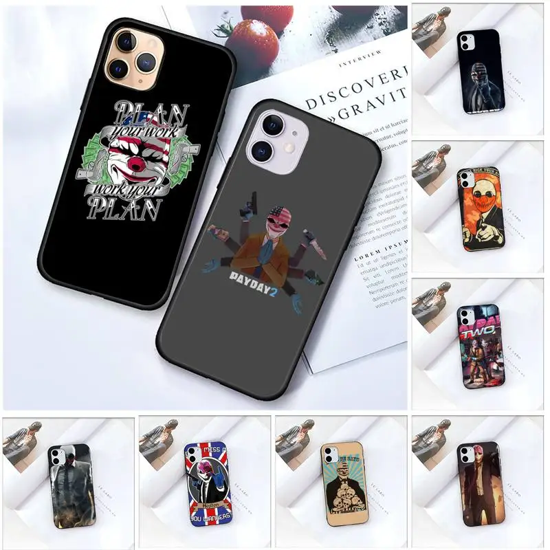 PAY DAY2 Phone Case For iPhone 12 Mini 11 Pro XS Max X XR 7 8 Plus iphone 11 phone cases
PAY DAY2 Phone Case For iPhone 12 Mini 11 Pro XS Max X XR 7 8 Plus iphone 11 phone cases