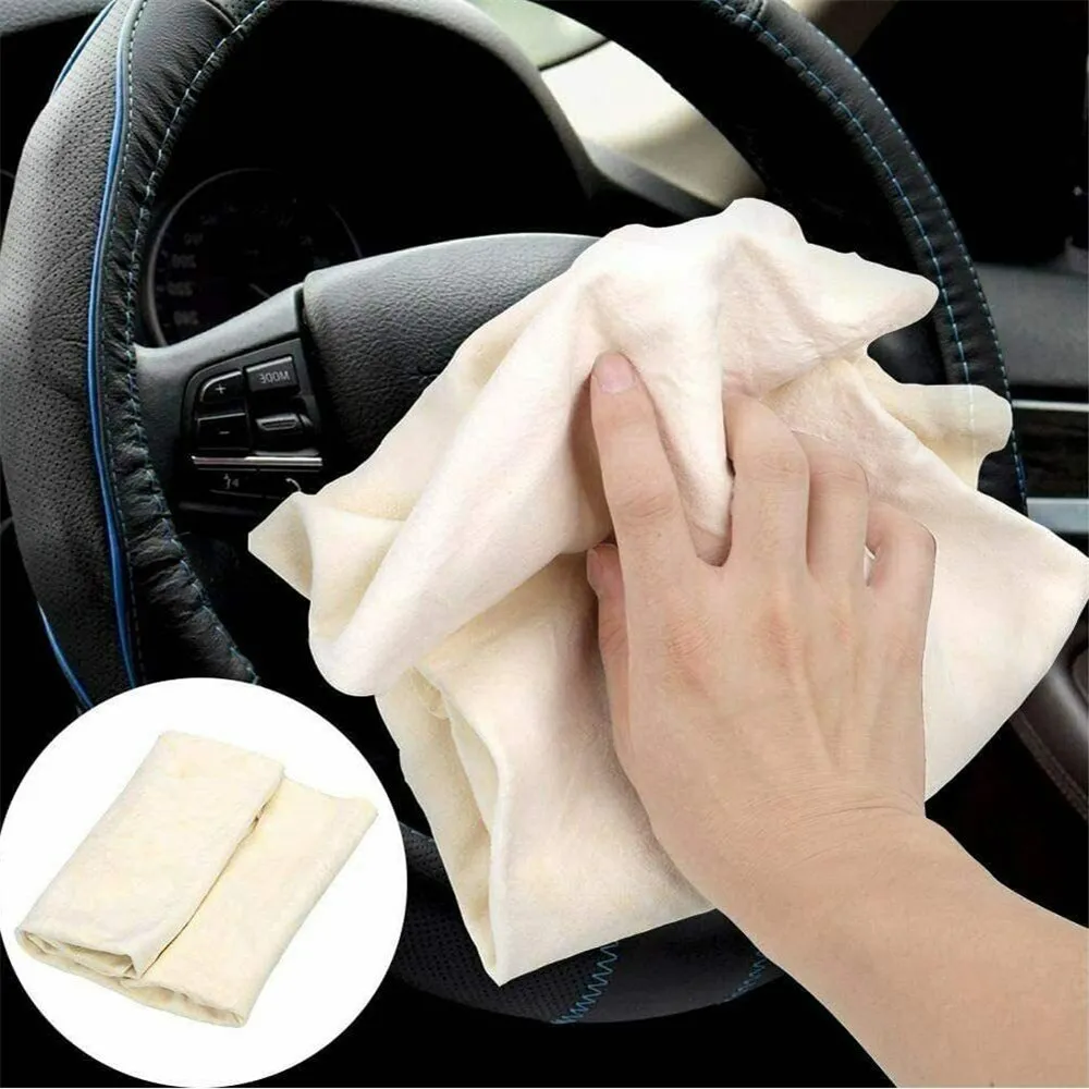 Outdoor Cleaning Cloth Car Towel 60x 40cm Car Cleaning Cloth Detailing Drying Towel Leather Natural Chamois For Car Universal
Outdoor Cleaning Cloth Car Towel 60x 40cm Car Cleaning Cloth Detailing Drying Towel Leather Natural Chamois For Car Universal