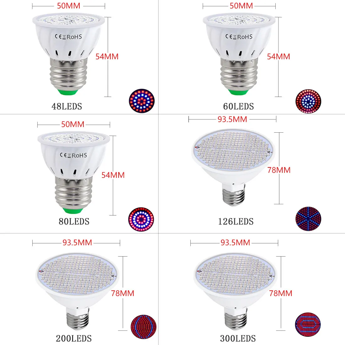 Full Spectrum LED Grow Light Plant Growth Lamp for Indoor Plant Grow Tent Growth Lamp 80 Leds, Lighting Hydroponic Growth Light
Full Spectrum LED Grow Light Plant Growth Lamp for Indoor Plant Grow Tent Growth Lamp 80 Leds, Lighting Hydroponic Growth Light
