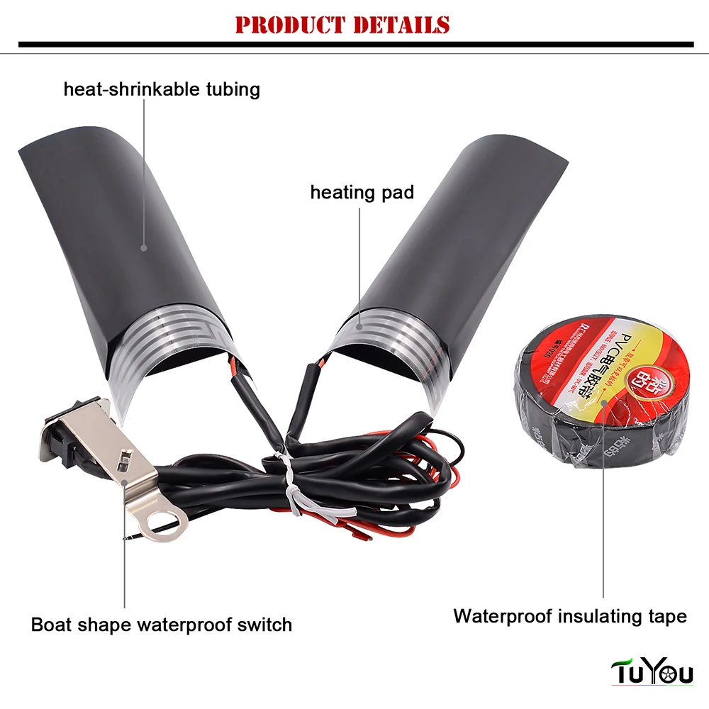 Motorcycle universal 12V dustproof and waterproof switch electric heating handle cover heating electric motor boat Person switch
Motorcycle universal 12V dustproof and waterproof switch electric heating handle cover heating electric motor boat Person switch