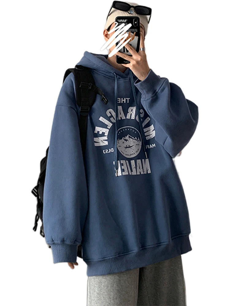 Couple dress fried street French sweatshirt female new autumn winter plus velvet retro harbor style hooded coat coat
Couple dress fried street French sweatshirt female new autumn winter plus velvet retro harbor style hooded coat coat