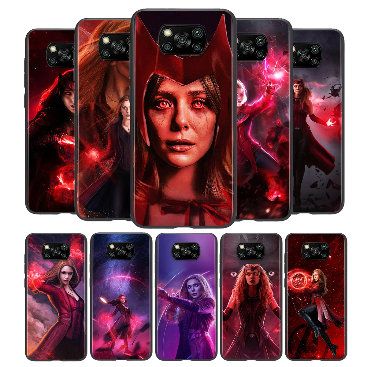 For Xiaomi Civi Play Mix 3 A2 A1 6X 5X Poco X3 NFC F3 GT M3 M2 X2 F2 Pro C3 F1 Soft Scarlet Witch Black Phone Case
For Xiaomi Civi Play Mix 3 A2 A1 6X 5X Poco X3 NFC F3 GT M3 M2 X2 F2 Pro C3 F1 Soft Scarlet Witch Black Phone Case