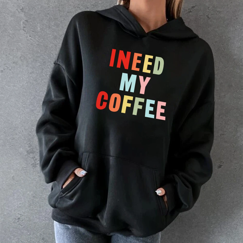 I Need My Coffee Letter Print Women Hoodies Sweatshirts Drop Shoulder Oversized Hoodied Tops Clothes Pullover Hoodie Sudaderas
I Need My Coffee Letter Print Women Hoodies Sweatshirts Drop Shoulder Oversized Hoodied Tops Clothes Pullover Hoodie Sudaderas