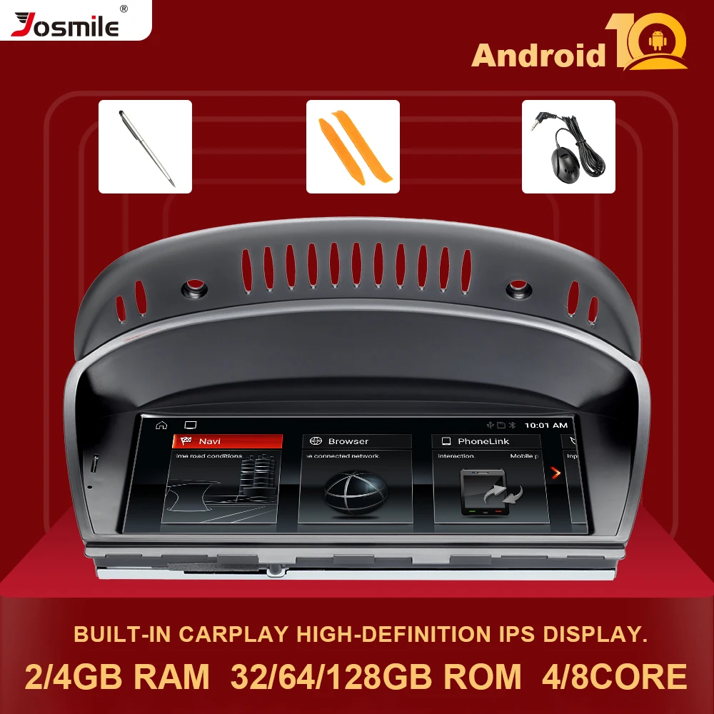8 core 4G 128G HD IPS Android 10.0 Car Radio Multimedia For BMW Series 5/3 E60 E61 E62 E63 E90 E91 CIC CCC GPS Built-in Carplay
8 core 4G 128G HD IPS Android 10.0 Car Radio Multimedia For BMW Series 5/3 E60 E61 E62 E63 E90 E91 CIC CCC GPS Built-in Carplay
