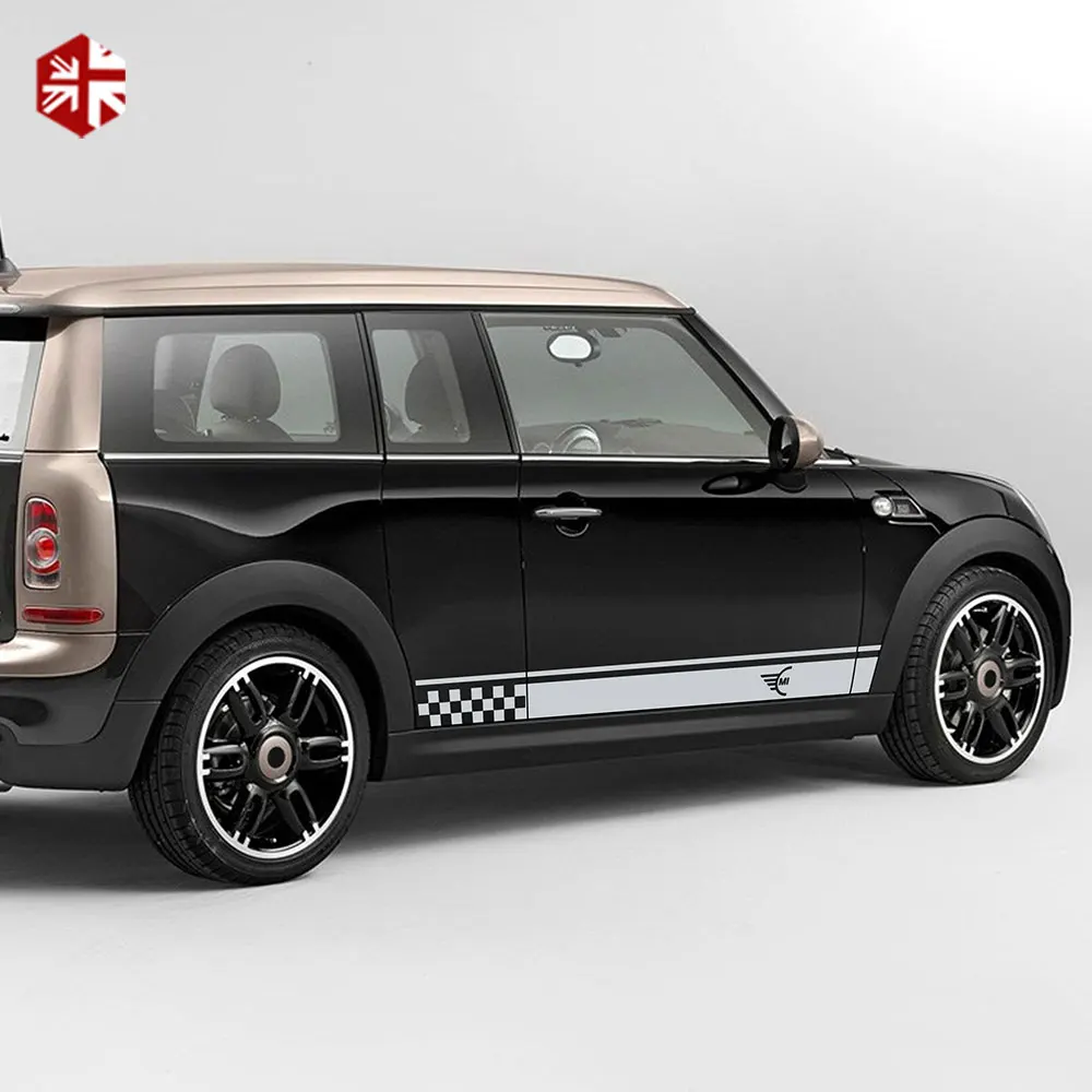 2 Pcs MINI Logo Car Door Side Stripes Skirt Sticker Body Graphics Decal For MINI Cooper Clubman R55 Accessories Car Styling
2 Pcs MINI Logo Car Door Side Stripes Skirt Sticker Body Graphics Decal For MINI Cooper Clubman R55 Accessories Car Styling