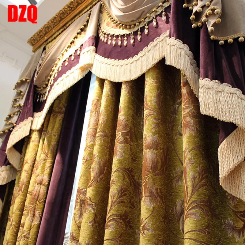 Curtains Tulle for Living Room Dining Bedroom Valance Luxury European Style Thickening Shading Modern Window Mantle Villa
Curtains Tulle for Living Room Dining Bedroom Valance Luxury European Style Thickening Shading Modern Window Mantle Villa