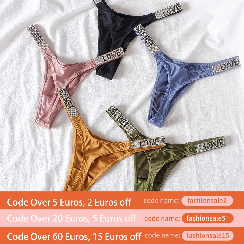 3pcs Sexy Women Pantie Crystal Rhinestone Underwear Thongs Low Rise Fitness Gym Tanga for Female Push Up Fashion Lingerie
3pcs Sexy Women Pantie Crystal Rhinestone Underwear Thongs Low Rise Fitness Gym Tanga for Female Push Up Fashion Lingerie