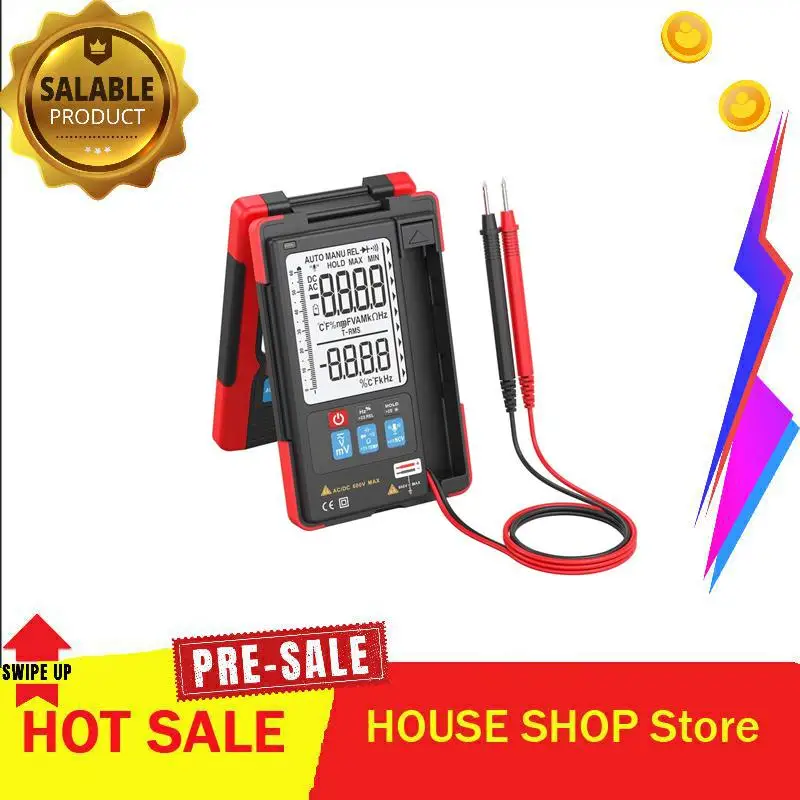 ZOYI Digital Multimeter Voice Controlled Intelligent Convenient Handle Multi-function Ammeter Voltmeter Capacitor Tools
ZOYI Digital Multimeter Voice Controlled Intelligent Convenient Handle Multi-function Ammeter Voltmeter Capacitor Tools