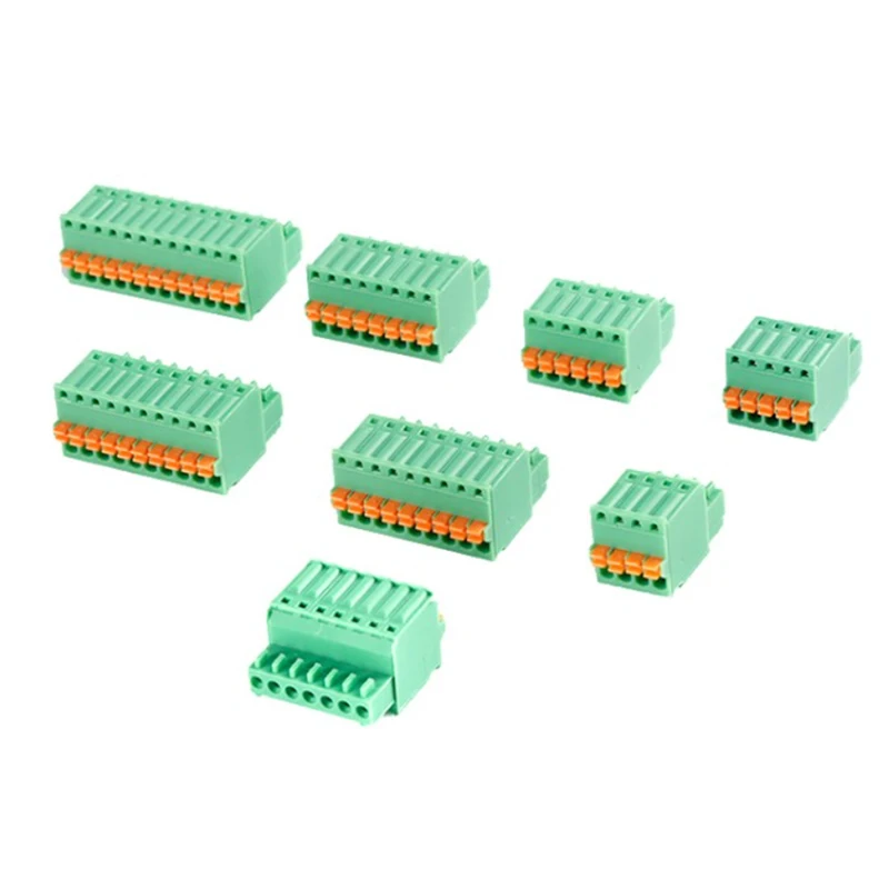 

10PCS KF2EDGKD-2.5-2P/3P/4P/5P/6P/7P/8P/9P/10P/12P Pluggable Connector Terminal Block 125V 4A 2.5mm Pitch KF2EDGKD 2.5 2P Plug