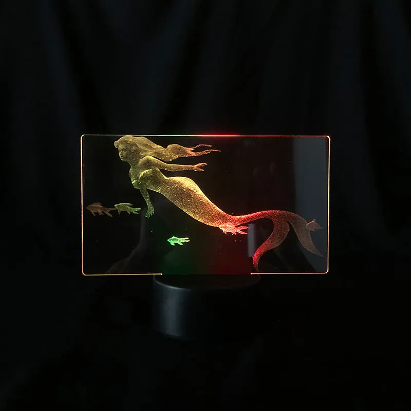 Touch Sensor Two Tone Lamp Mermaid Animal Color Changing Two Tone Led Light Two Tone 3D Lamp Desk Bedroom Gift Kid Present
Touch Sensor Two Tone Lamp Mermaid Animal Color Changing Two Tone Led Light Two Tone 3D Lamp Desk Bedroom Gift Kid Present