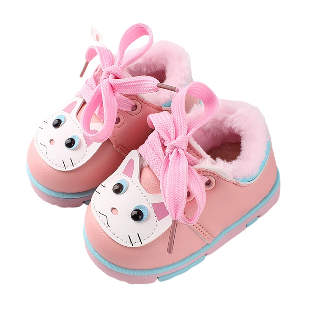 ETOSELL Cute Cartoon Kitten First Walkers 0-24M Winter Infant Leather Warm Boots Baby Girls Soft Non-Slip Sole Shoes
ETOSELL Cute Cartoon Kitten First Walkers 0-24M Winter Infant Leather Warm Boots Baby Girls Soft Non-Slip Sole Shoes