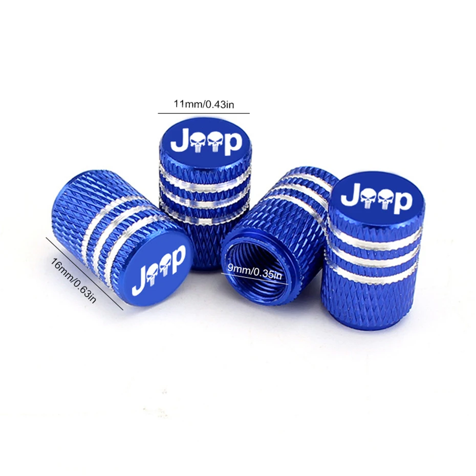4pcs For Jeep Car Wheel Tire Valve Stem Air Caps Skull Alu-Alloy Tyre Valve Dust Caps Auto Moto Bike For Jeep Renegade Wrangler
4pcs For Jeep Car Wheel Tire Valve Stem Air Caps Skull Alu-Alloy Tyre Valve Dust Caps Auto Moto Bike For Jeep Renegade Wrangler