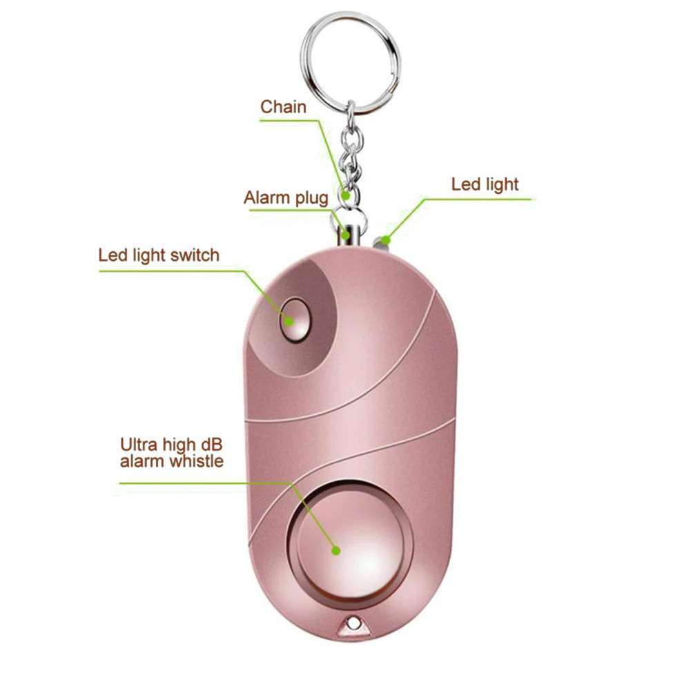 Original Self Defense Portable Safety Alarm Siren LED Light Security Alert Keychain Personal Safety For Women Child Elder Girl
Original Self Defense Portable Safety Alarm Siren LED Light Security Alert Keychain Personal Safety For Women Child Elder Girl