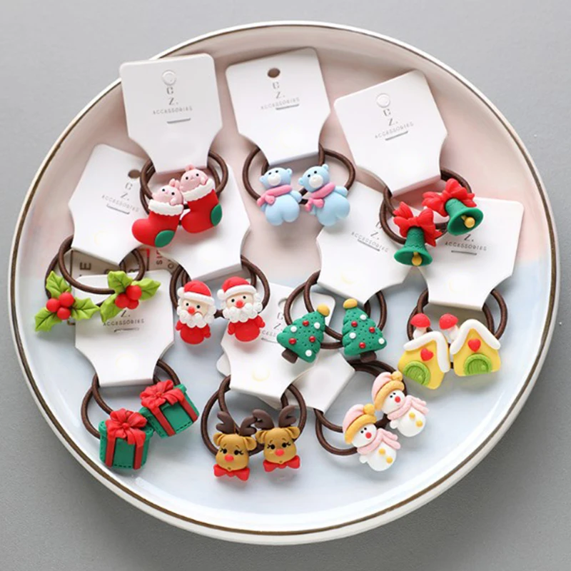 Fashion Cute Christmas Elk Elastic Hair Ring Rubber Band Hair Rope Tie 2pcs New Cute Cartoon Girls Headdress Ponytail Holder 
Fashion Cute Christmas Elk Elastic Hair Ring Rubber Band Hair Rope Tie 2pcs New Cute Cartoon Girls Headdress Ponytail Holder