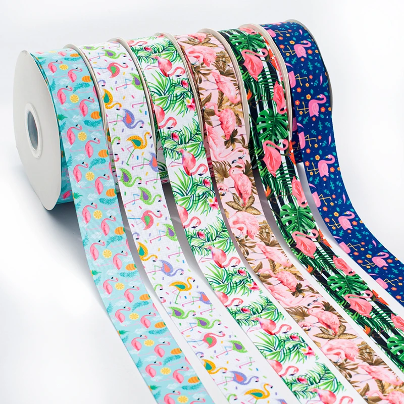 5 Yards Flamingo Printed Grosgrain Ribbons For DIY Sewing Accessory Gifts Wrapping Wedding Christmas Decoration Handicraft Bows
5 Yards Flamingo Printed Grosgrain Ribbons For DIY Sewing Accessory Gifts Wrapping Wedding Christmas Decoration Handicraft Bows